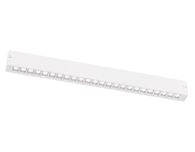 Светильник трековый светодиодный Magnetic SMART 220V 25mm GL8080 WH белый IP20 18W 3000-6000K 24° 410*25*41
