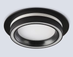 Светильник встраиваемый TU5210 BK черный IP20 GX70 D150*52