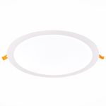 ST209.538.24 Св-к встр. Белый LED 1*24W 3000K 1 728Lm Ra80 110° IP20 D300xH8 90-265V