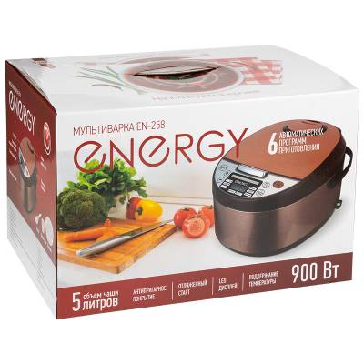 Мультиварка ENERGY EN-258 900Вт