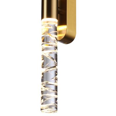 7145/10WL L-VISION ODL26 Настенный светильник  античная бронза/хрусталь/металл IP20 LED 10W 900Лм 3000K 180° 220V PILAR