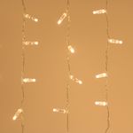 Светодиодная гирлянда ARD-CURTAIN-CLASSIC-2000x9000-CLEAR-2200LED Warm (230V, 120W) (Ardecoled, IP65)