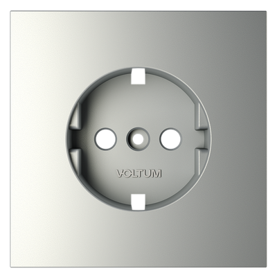 VLS000605 Накладка для розетки с заземлением, S70 (сталь). (ТМ Maytoni)