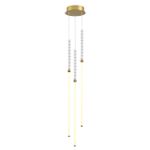 6639/33L HIGHTECH ODL24 291 металл/античная бронза/белые бусы из акрила Подвесной светильник IP 20 LED 33W 3500K 220V MONELLA