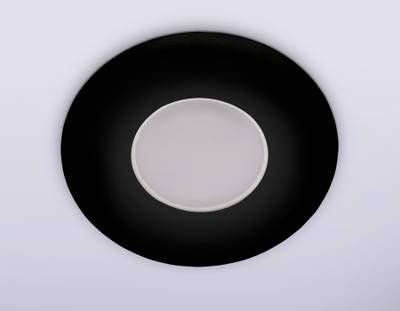 Металлический встраиваемый точечный светильник MR16 A8932 BK черный GU 5.3 D95*27