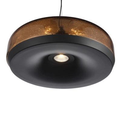 SL6014.603.01 Светильник подвесной ST-Luce Черный/Коричневый, с пузырьками LED 1*42W 3000K