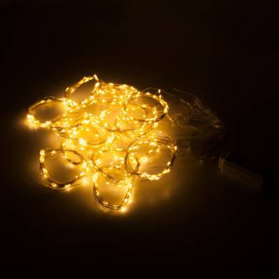 Гирлянда занавес "Роса" теплый белый 2*3м IP20 200-004 теплый белый