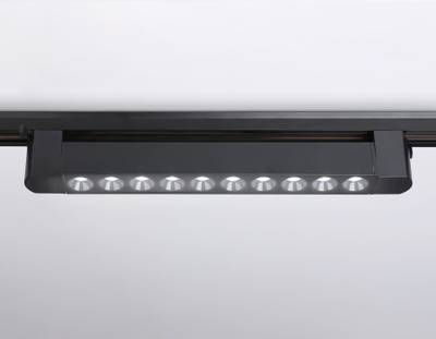Светильник светодиодный трековый однофазный GL6709 BK черный IP20 20W 4200K 24° 323*35*57