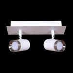 84281-9.5-002RT LED2*5W WT+SN светильник точ. поворотный