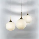 813032 Подвес GLOBO 1х40W E14 gold/white Lightstar