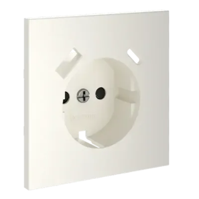 VLS001013 Накладка для розетки с заземлением и защитными шторками, с USB A+C, S70 (хлопок). (ТМ Maytoni)