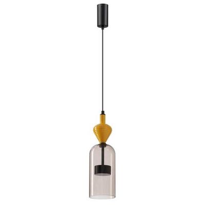 5046/12LB L-VISION ODL24 431 черный/светл.коричневый/металл/стекло/керамика Подвес LED 12W 4000К 1400Лм PALLETA