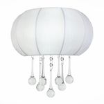 SL350.051.02 Бра ST-Luce Хром/Белый, Прозрачный E14 2*40W