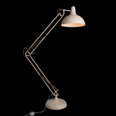 Торшер Arte Lamp GOLIATH A2487PN-1WH, 1хE27