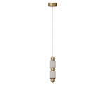 07526-1A,36 Подвес Алос латунь d10 h200 Led 8W (3000K)