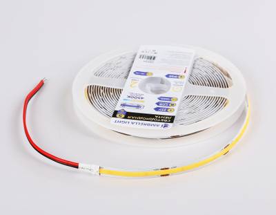 Светодиодная лента GS4702 COB 480Led /12W m/ 24V IP20 4500K/ 5000*8*1.54mm/ кратность резки 50mm (2 конт.)