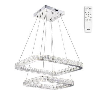 Eletto Granda EL336P70 LED Люстра хрустальная с пультом Хром