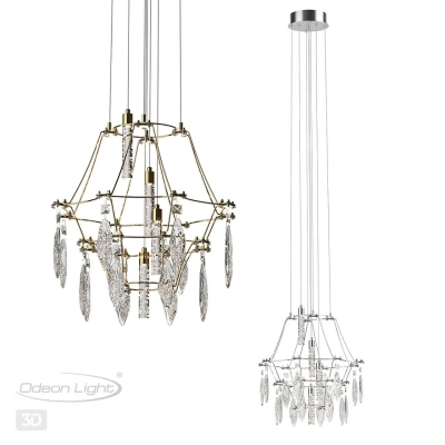 7000/35L CLASSIC ODL_EX25 069 Подвесной светильник металл/хрусталь/нерж сталь IP20 LED 35W 4000K 220-240V FLAMENCO
