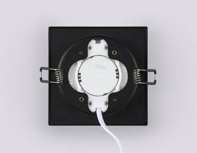 Светильник встраиваемый TN52422 BK/FR черный/белый матовый GX53 max 12W 105*105*45