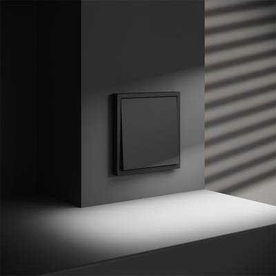 VLS010307 Проходной переключатель встраиваемый VOLTUM S70 одноклавишный 10А, (графит) (ТМ Maytoni)