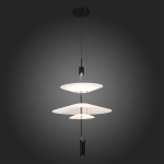 SL6101.413.01 Люстра подвесная ST-Luce Черный/Белый LED 1*15W 3000K