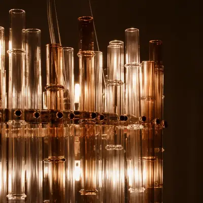 Подвесная люстра Arte Lamp CRYSTALLA A4111LM-16GO, 16хG9