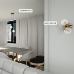 Бра Crystal Lux LUXURY AP2 GOLD 2270/402