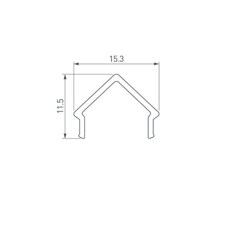 Экран ARH-DECORE-S12 Square Clear (Arlight, Пластик)
