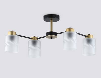 Светильник подвесной TR303324/4 BK/GD черный/золото E27/4 max 60W 650*290*270