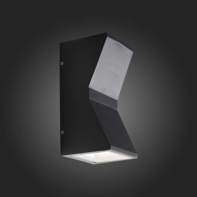 SL088.431.02 Светильник уличный настенный ST-Luce Черный кварцевый LED 2*7W 4000K
