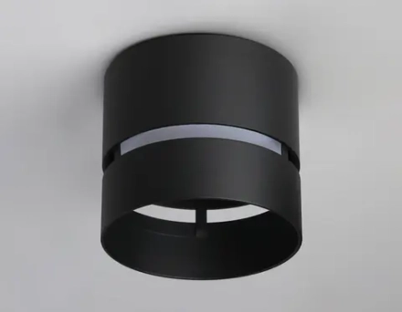 Светильник накладной TN71052 BK черный GX53 max 12W D85*75