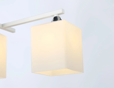 Светильник подвесной TR303113/3 WH/CH/FR белый/хром/белый матовый E27/3 max 40W 490*260*290