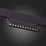 ST364.436.12 Магнитный трековый светильник Черный LED 1*12W 3000K 1 009Lm Ra>80 36° IP20 L219xW22xH108 48V