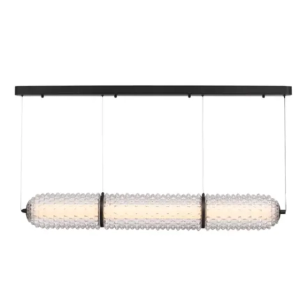SL6144.413.01 Светильник подвесной ST-Luce черный/прозрачный LED 1*37W 4000K