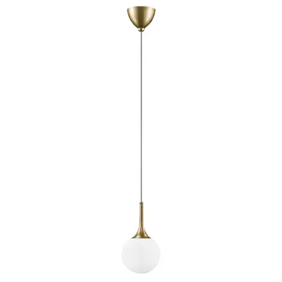 813012 Подвес GLOBO 1х40W E14 gold/white Lightstar