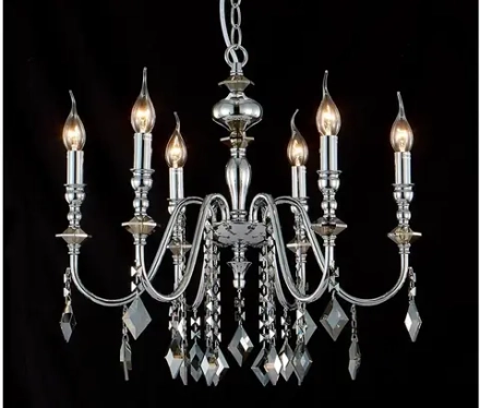 Люстра Crystal Lux MERCEDES SP6 CHROME/SMOKE 0950/306