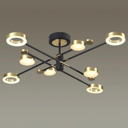 4321/63CL MIDCENT ODL22 347 металл/черный с бронзой Потолочный светильник IP20 LED 58W 2622Лм DENZEL