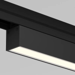 Уличный трековый светильник Базис / Basis Exility IP 3000К 24Вт 120° черный, O-TR02-1-S-24WB3K. TM Maytoni