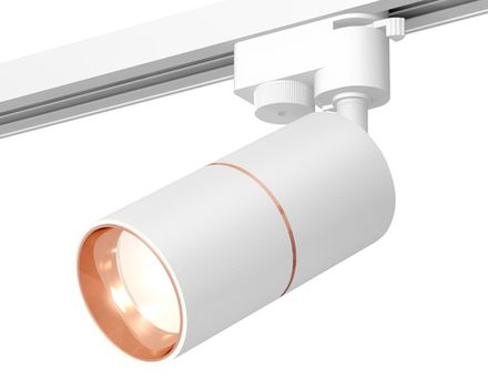 Комплект трекового однофазного светильника XT6301030 SWH/PPG белый песок/золото розовое полированное MR16 GU5.3 (A2520, C6301, A2063, C6301, N6114)