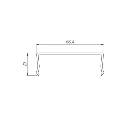 Экран SL-W68-2000 OPAL (Arlight, Пластик)