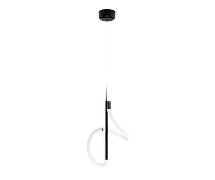 08040K-1A,19(4000K) Подвес Далия черный d30 h120 Led 24W (4000К)