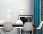 Настенный светодиодный светильник FW181 WH/S белый/песок LED 3000K 5W 175*90*80