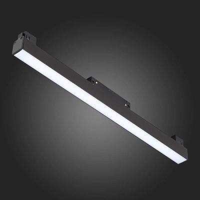 ST360.436.12 Магнитный трековый светильник Черный LED 1*12W 3000K 780Lm Ra>80 120 IP20 L406xW22xH44 48V