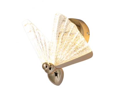08444,33 Бра Баттерфляй золото w17*13 h20 Led 6W (3000K)