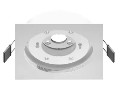 Корпус светильника встраиваемый C8061 SWH белый песок 110*110*H40mm Out2mm GX53