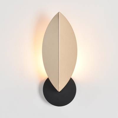 8396/1W MODERNI LN черный/золото, металл Бра G9 20W 220V LEAF