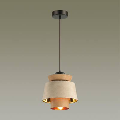 4992/1 PENDANT ODL23 521 св. коричневый/золотой/металл/экокожа Подвес E27 60W KRESSA