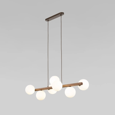 Подвесной светильник со стеклянными плафонами 10272 Estera Wood, G9х7
