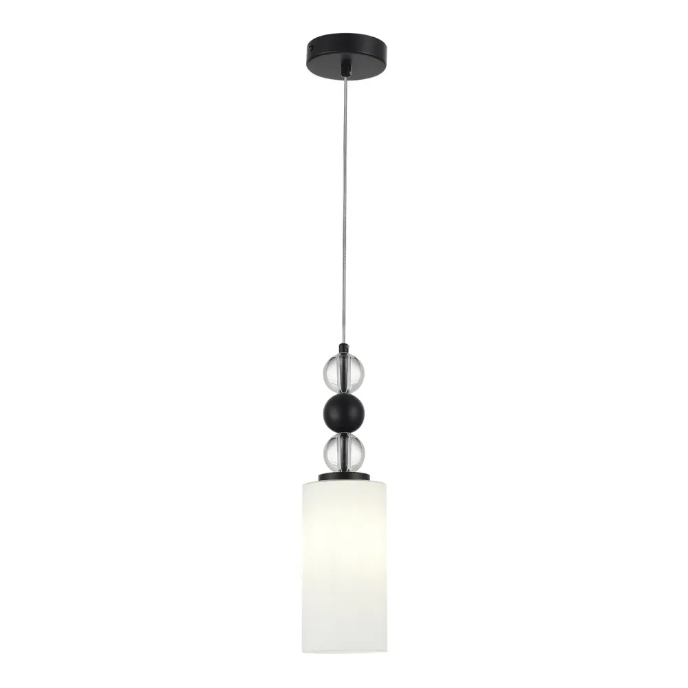 SL2003.403.01 Светильник подвесной ST-Luce черный/белый E27 1*40W SL2003.403.01 Светильник подвесной ST-Luce черный/белый E27 1*40W