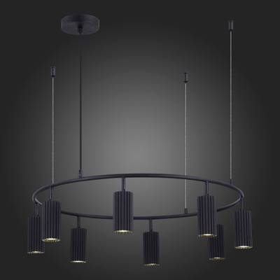 SL1213.403.08 Светильник подвесной ST-Luce Черный/Черный GU10 8*5W 4000K